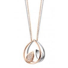 Bicolor gouden hanger