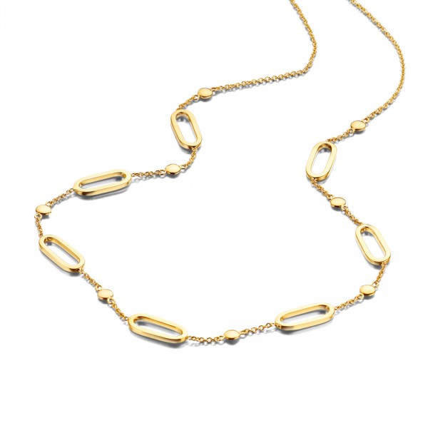 Geel gouden collier