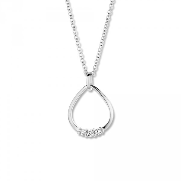 Wit gouden hanger