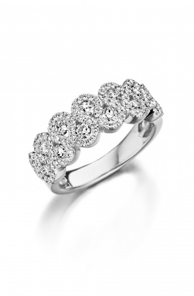 Wit gouden ring