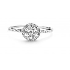 Wit gouden ring