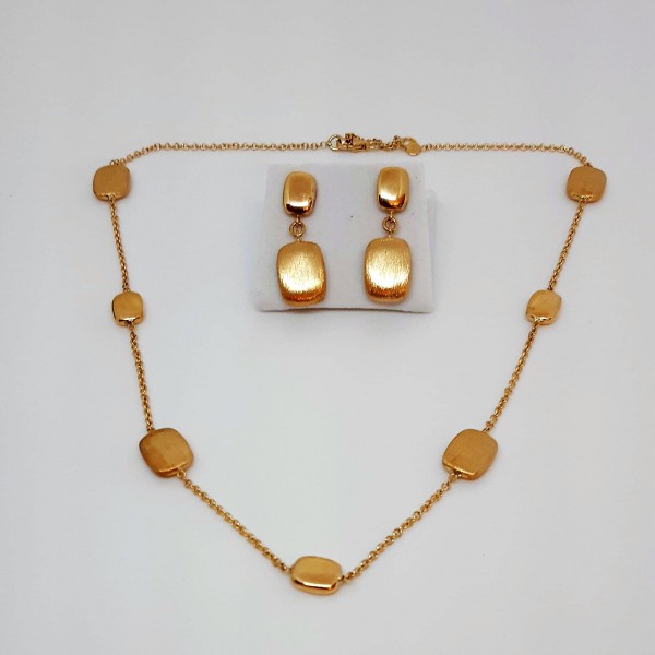 Geel gouden collier