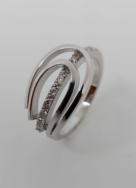 Wit gouden ring