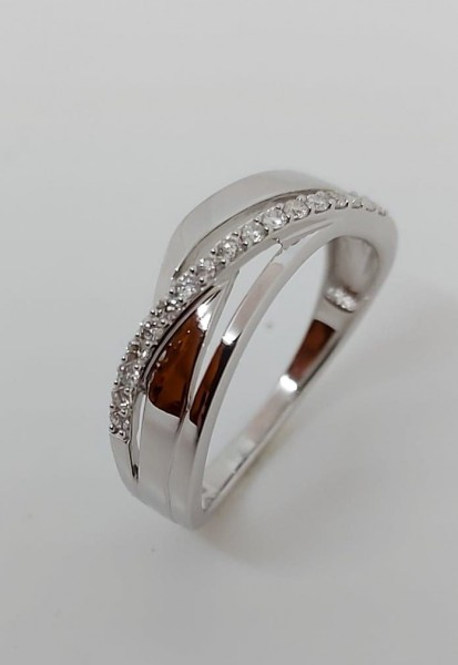 Wit gouden ring