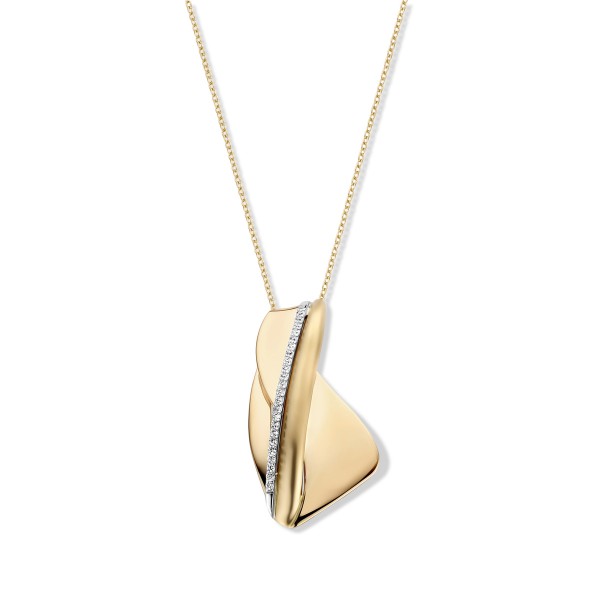 Geel gouden hanger