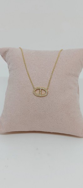 Geel gouden hanger