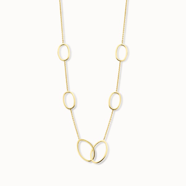 Geel gouden collier