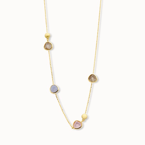 collier met kleurstenen
