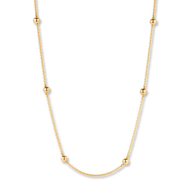 Geel gouden collier