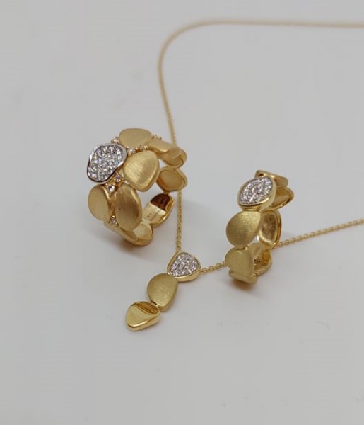 Geel gouden hanger