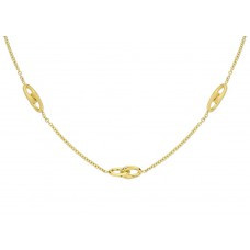 Geel gouden collier