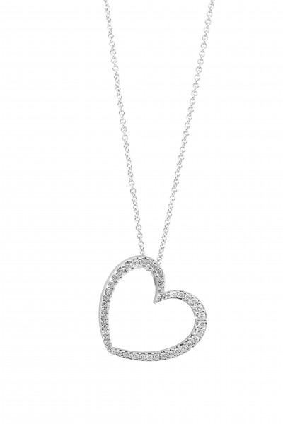 Wit gouden hanger