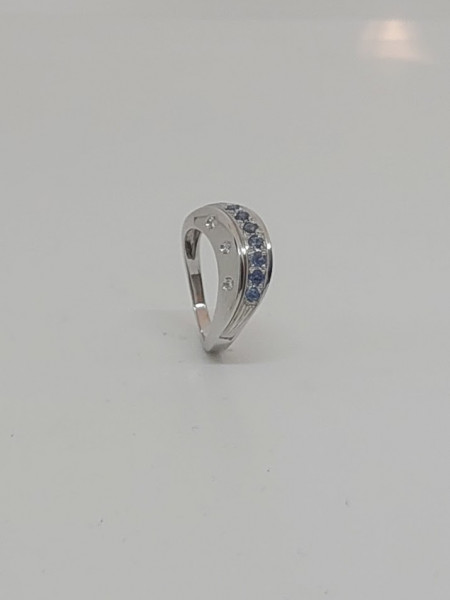 Wit gouden ring