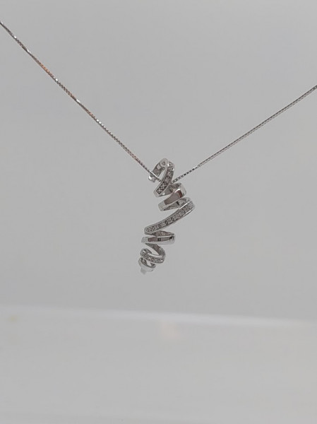 Wit gouden hanger