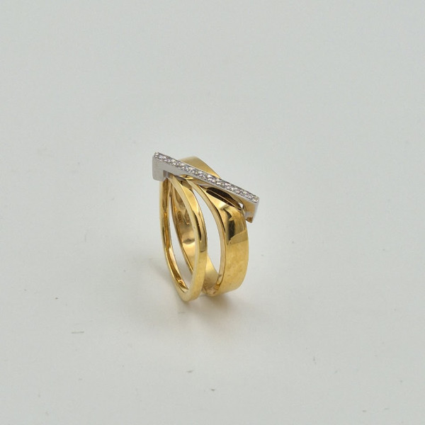 Geel gouden ring