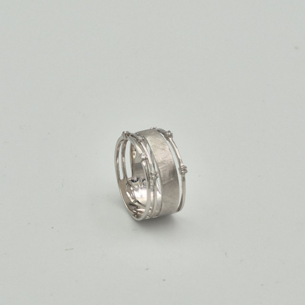 Wit gouden ring