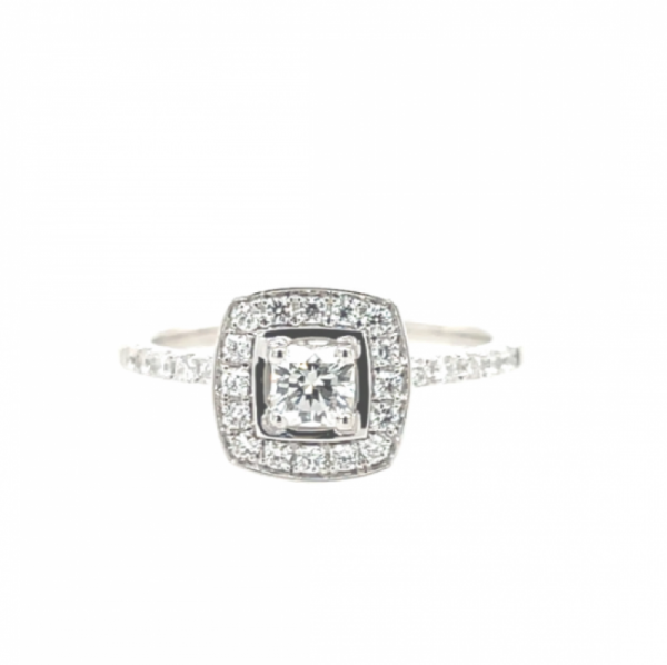 wit gouden ring