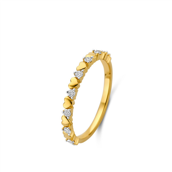 Geel gouden ring