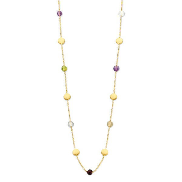 Kleursteen ketting