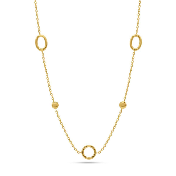 Geel gouden collier