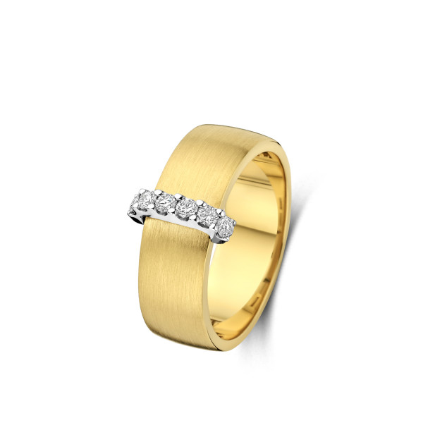 Geel gouden ring