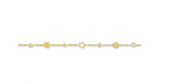 Geel gouden armband
