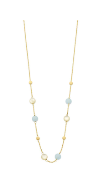 Collier met kleurstenen