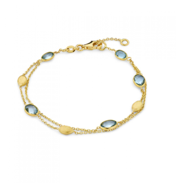 Armband met kleursteen