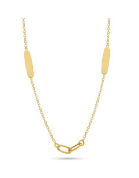 Geel gouden collier