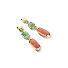 Oorringen met kleursteen