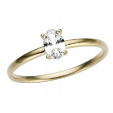 Solitair met zirkoon