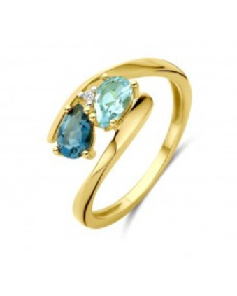 Ring met kleursteen