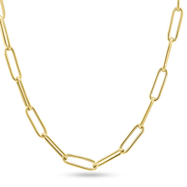 Geel gouden collier