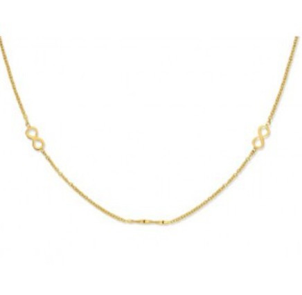 Geel gouden collier