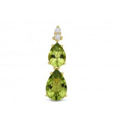 Hanger met peridot