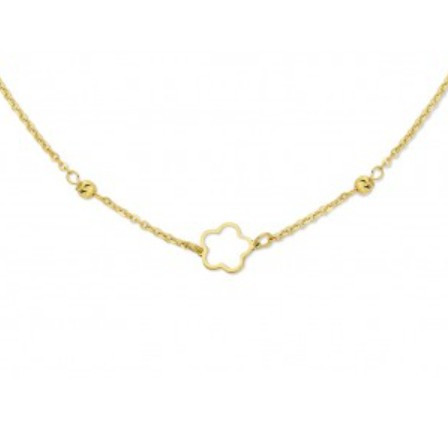 Geel gouden collier