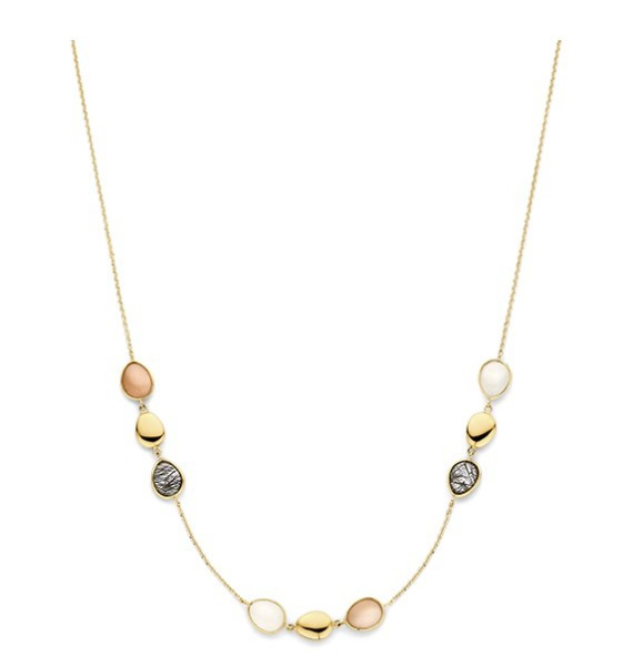Collier met kleurstenen