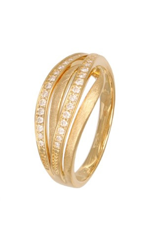 Geel gouden ring
