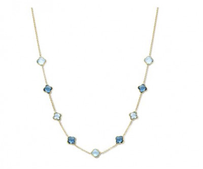 Collier met kleurstenen