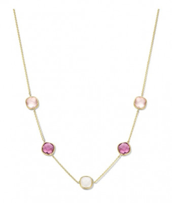Collier met kleurstenen
