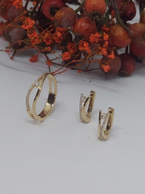 Geel gouden ring