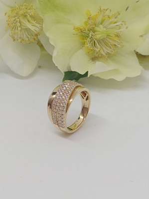 Geel gouden ring
