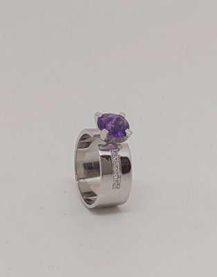 Wit gouden ring