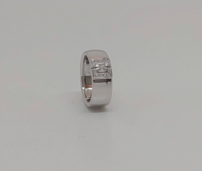 Wit gouden ring