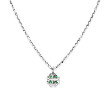Ketting met klavertje PI141