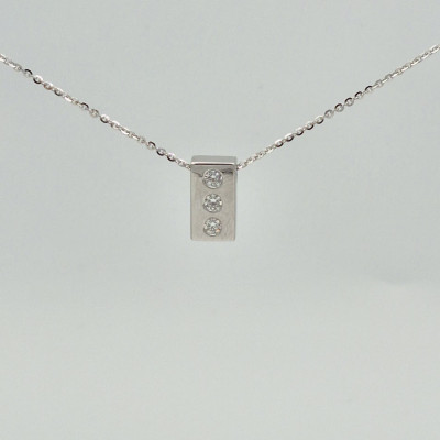 Wit gouden hanger