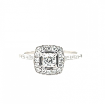 wit gouden ring