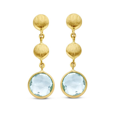 Kleursteen oorringen