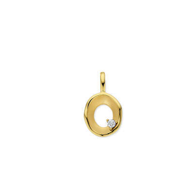 Geel gouden hanger