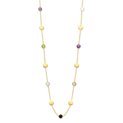 Kleursteen ketting